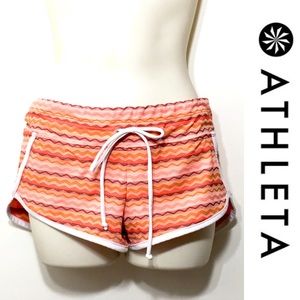 Athleta Swim Shorts: Medium, Orange
